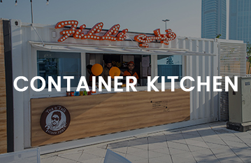 Container modern kitchen.
